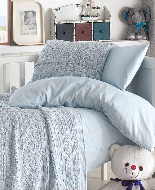 Nipperland Patchworld Natural Cotton Crib Bedding Set 5 Piece