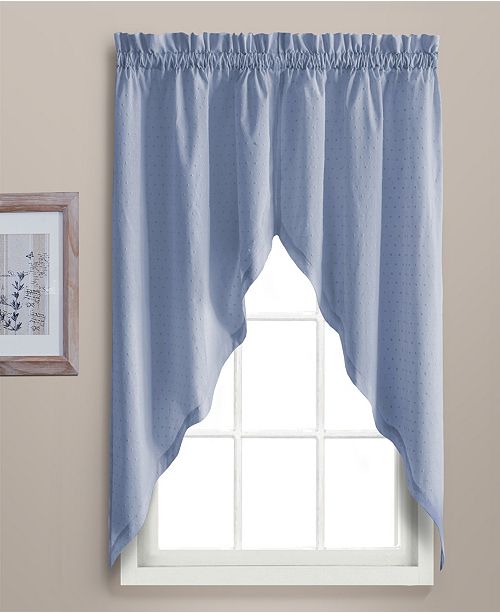 United Curtain Co Inc Dorothy 54 X 38 Pair Of Kitchen Swags Reviews Window Treatments Blinds Macy S