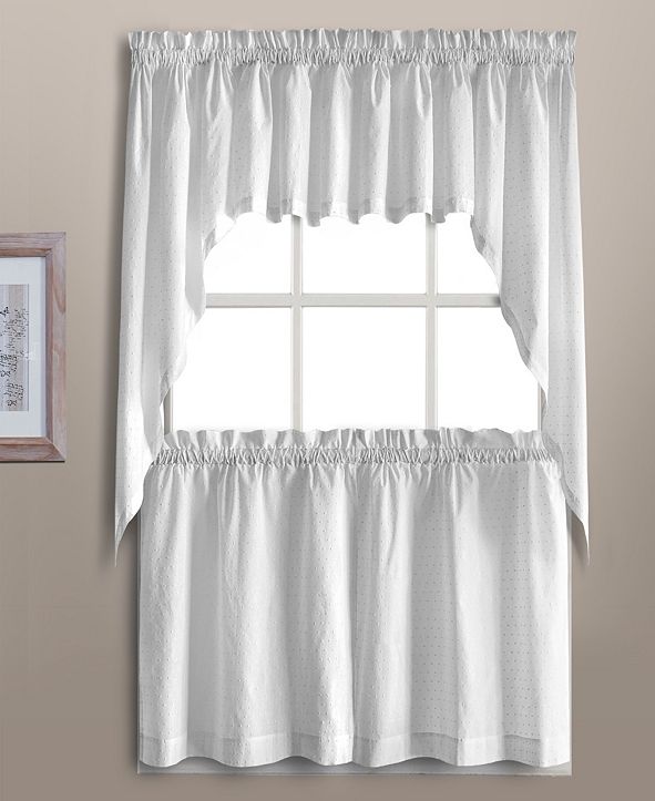 United Curtain Co Inc Dorothy 54" X 38" Pair Of Kitchen Swags & Reviews