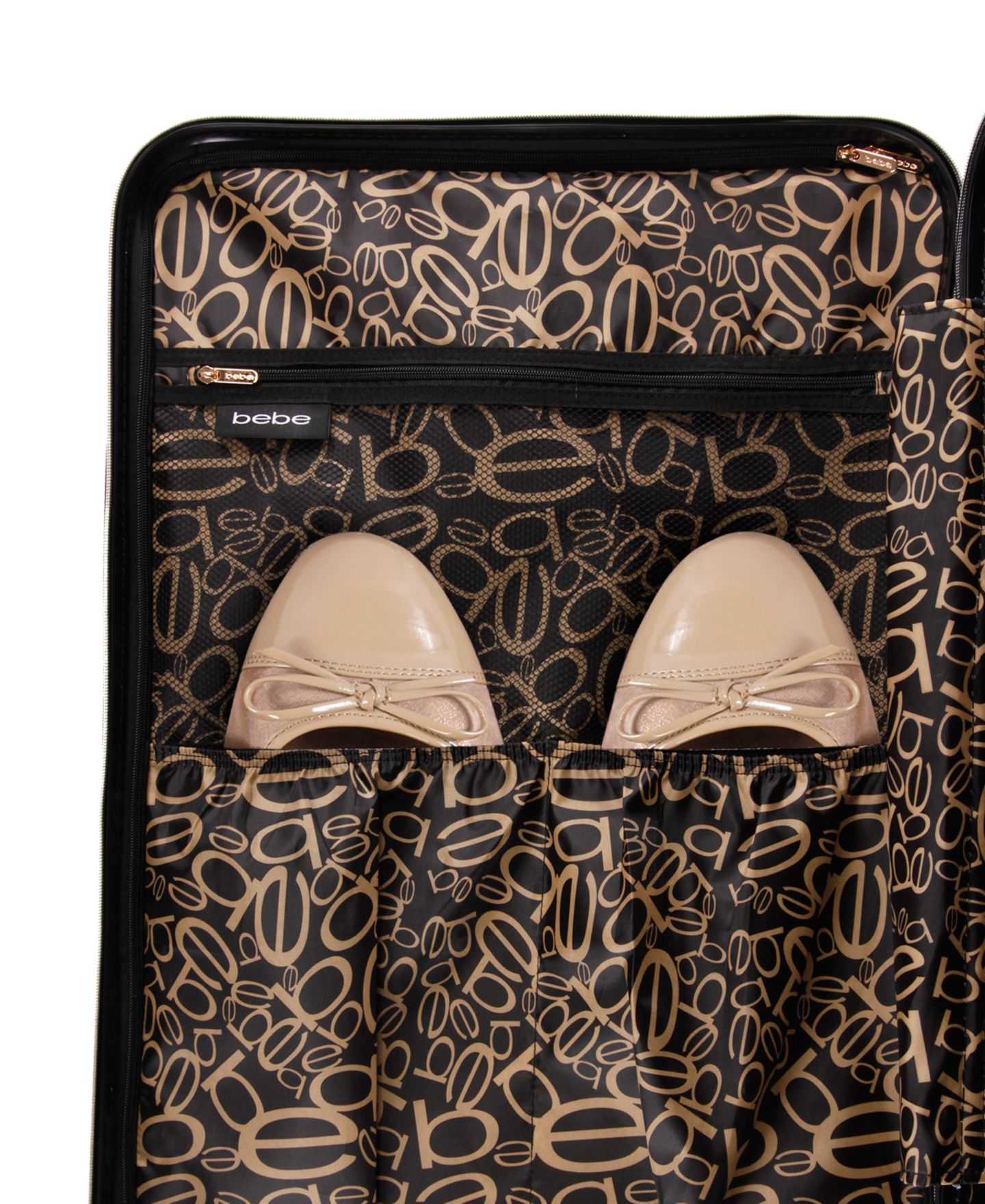 Чемодан Bebe Adriana 21" Hardside Carry-On Spinner, цвет: Леопардовый — фото 11