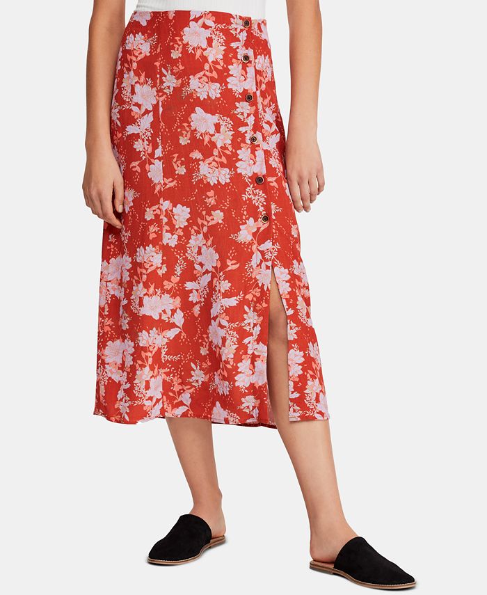 Retro love midi sales skirt