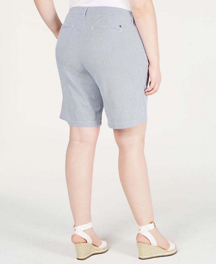 Tommy Hilfiger Plus Size Hollywood Chino Shorts, Created for Macy's ...