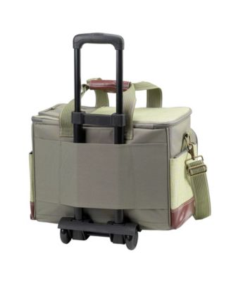 Ultimate Picnic Cooler for 4 with Accessories and Wheeled Cart