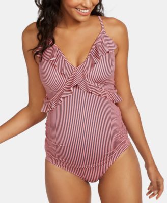 Motherhood Maternity - Maternity Printed Tankini Top