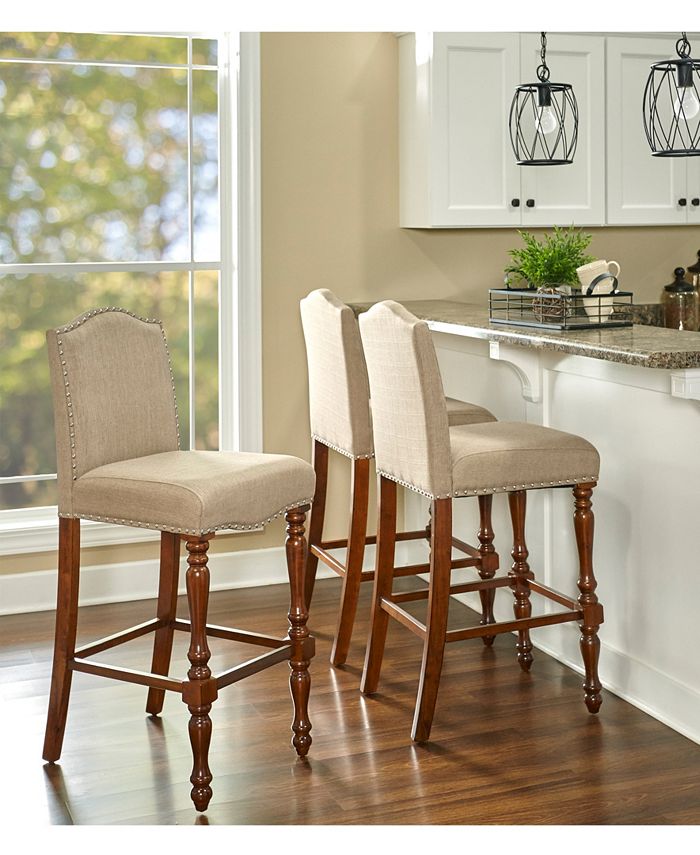 Linon Home Décor Willow Bar Stool & Reviews Furniture Macy's