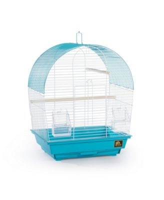Prevue Pet Products Vogelkäfig Mit Kuppeldach – Große Variante, Kreideweiß – Inkl. Zubehör