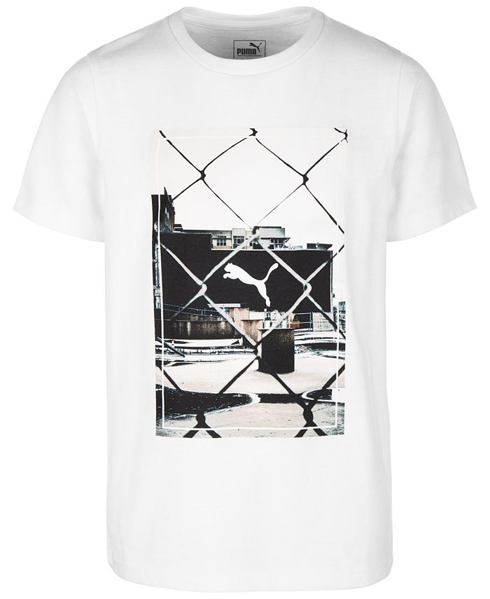 Puma Big Boys Graphic-Print Cotton T-Shirt - Macy's