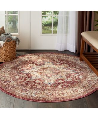 Taza Lavar 5' Round Area Rug