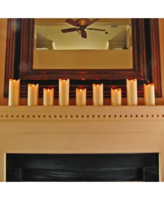 Lumabase 5" Cream Battery Operated LED Candle with Moving Flame