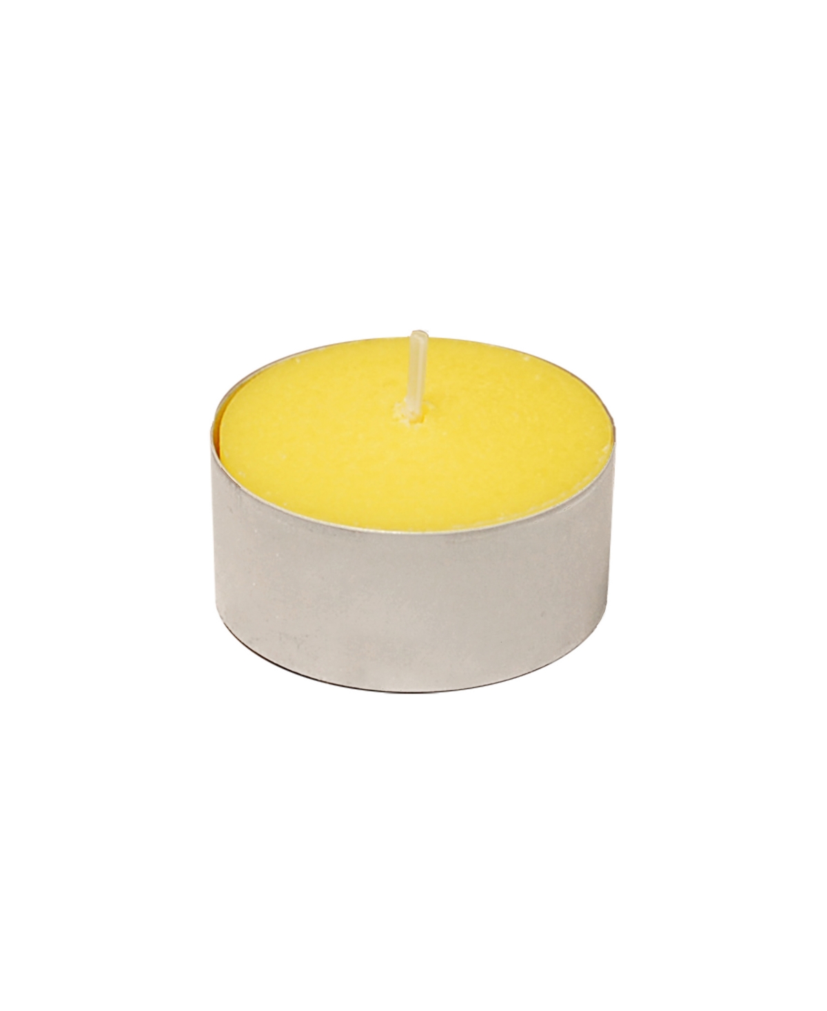 Lumabase 100 Citronella Extended Burn Tea Light Candles - Yellow