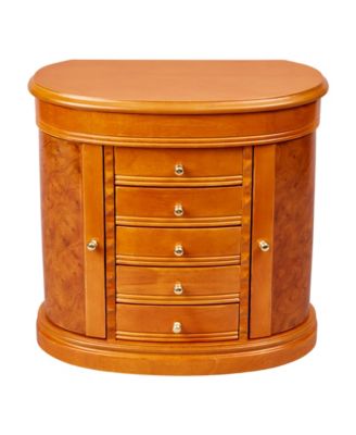 Mele & Co Trinity Wooden Jewelry Box