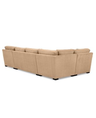 Radley 4-Pc. Fabric Chaise Sectional Sofa with Corner Piece, Created for Macy's