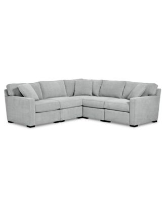 Radley Fabric 5-Pc. Sectional Sofa with Corner Piece, Created for Macy's