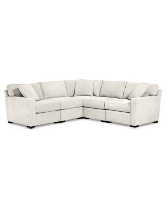 Furniture Radley Fabric 5-Pc. Sectional Sofa With Corner Piece, Created ...