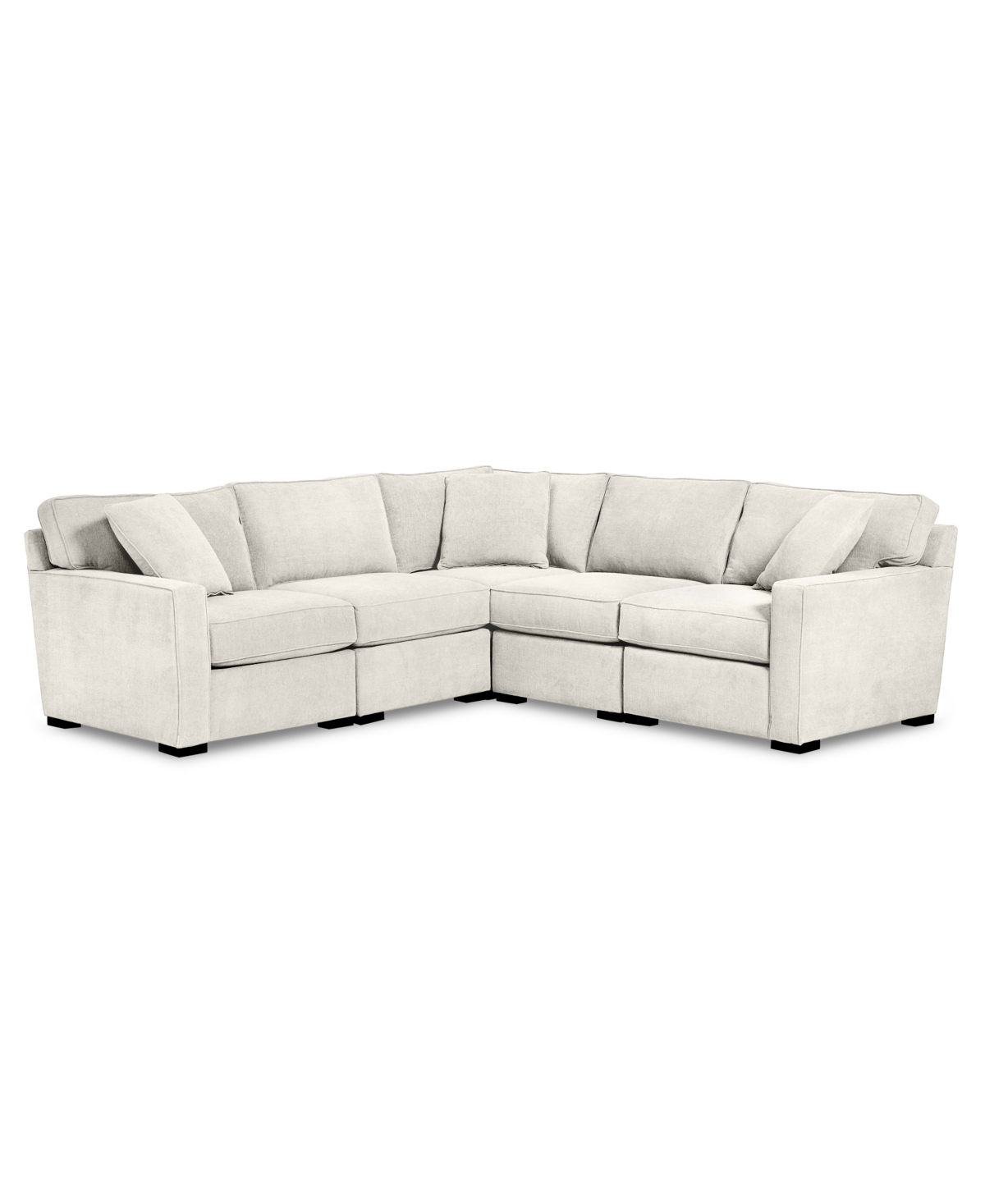 Radley Fabric 5-Pc. Sectional Sofa with Corner Piece, Created for Macy's