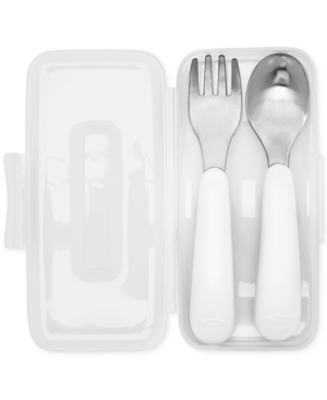 Oxo Tot On-the-go Fork & Spoon Set In Teal