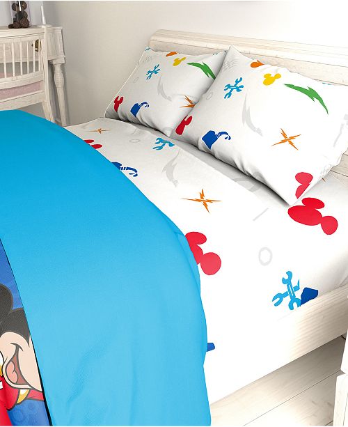 Disney Mickey Mouse 3 Pc Twin Sheet Set Reviews Sheets