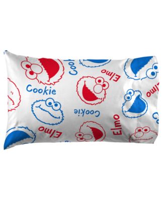 Sesame Street Elmo Cookie Squares Twin Bed in  a bag