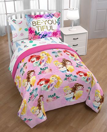 Disney Princess Sassy 4 Piece Full Sheet Set - Macy's