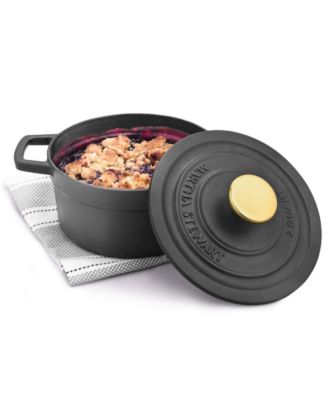 Photo 1 of MARTHA STEWART COLLECTION Enameled Cast Iron 2-Qt. Round Covered Dutch Oven