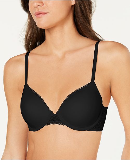 Calvin Klein Women S Perfectly Fit Geometric Lace T Shirt Bra