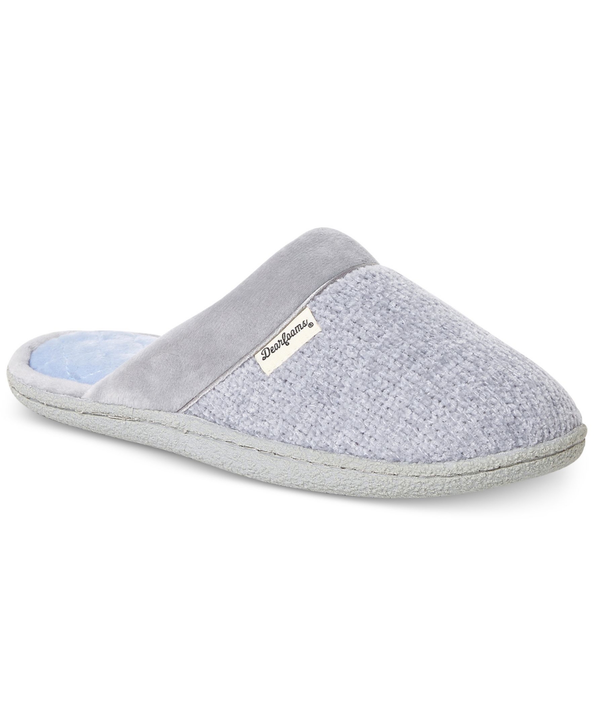 Dearfoams Women's Samantha Chenille Closed Toe Scuff Slippers