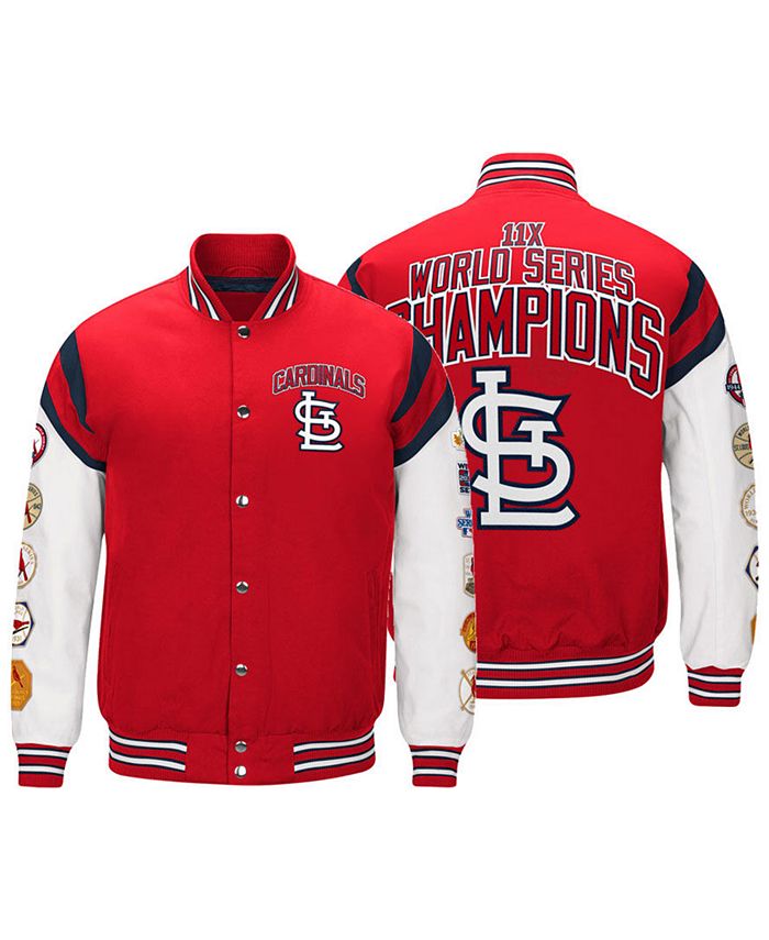 G-III Sports Men's St. Louis Cardinals Home Team Commemorative Varsity  Jacket - Macy's