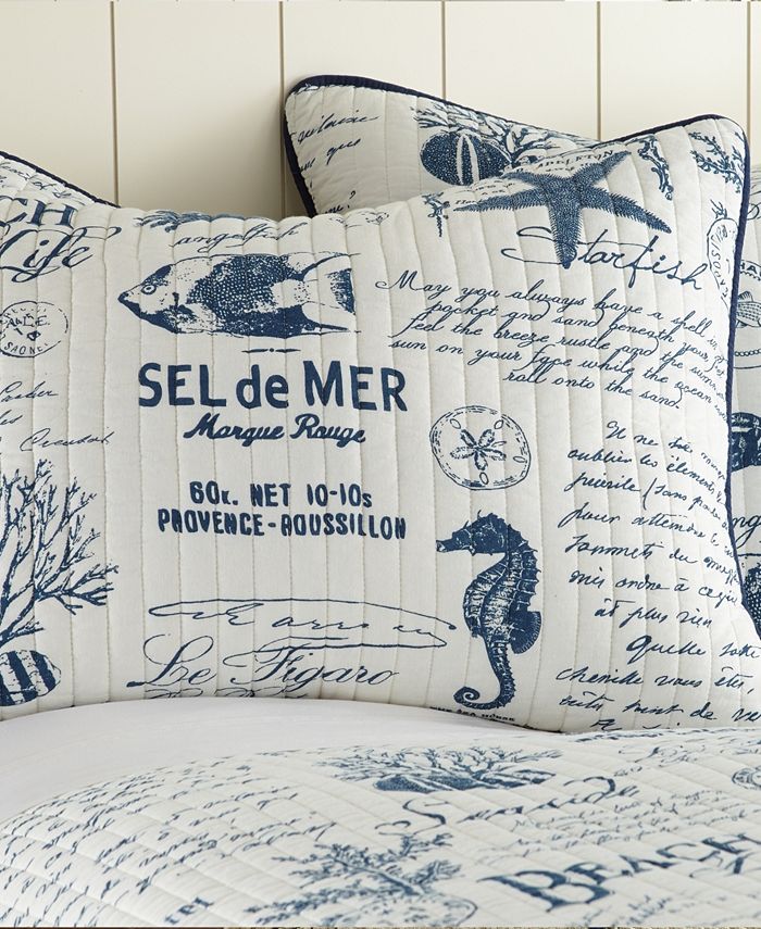 Levtex Home Beach Life King Quilt Set with 2 King Shams Macy's