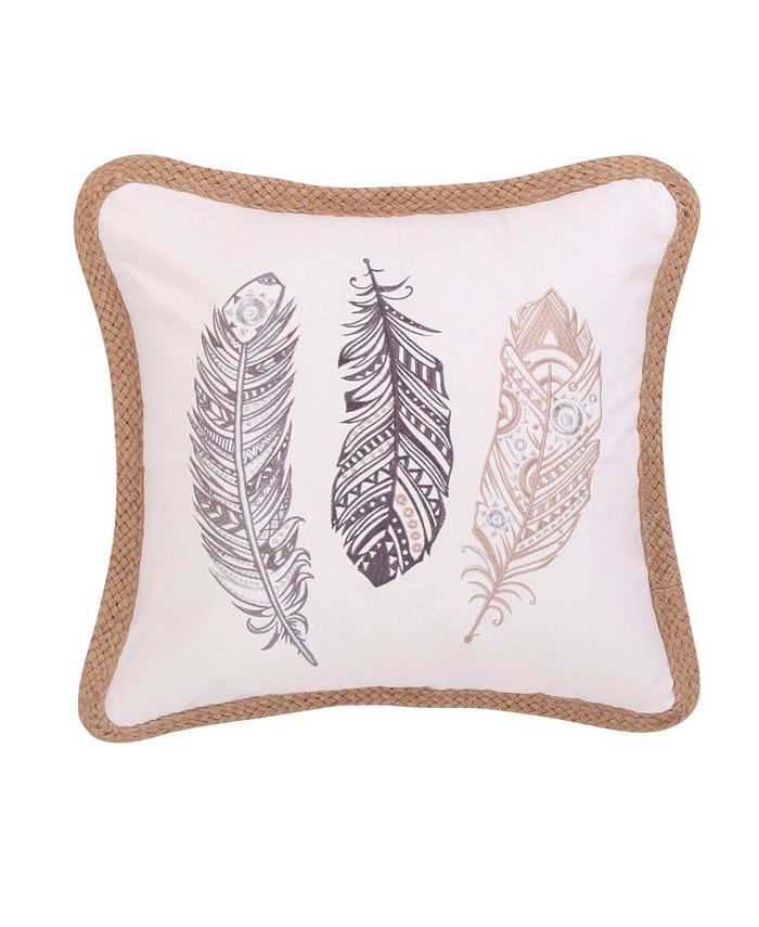 Levtex Home Solano Embroidered Feathers Pillow & Reviews Pillows