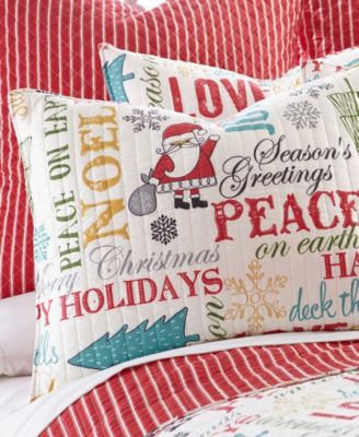 Santa Claus Lane 3-Pc. Quilt Set, King