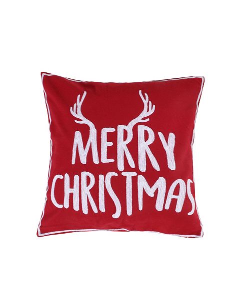 Levtex Home Rudolph Merry Christmas Pillow & Reviews Decorative & Throw Pillows Bed & Bath