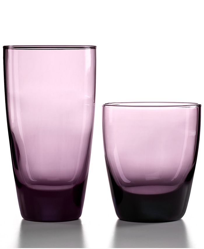 The Cellar Purple Diamond Large 13oz Tumbler Glasses Set of 4 01670 
