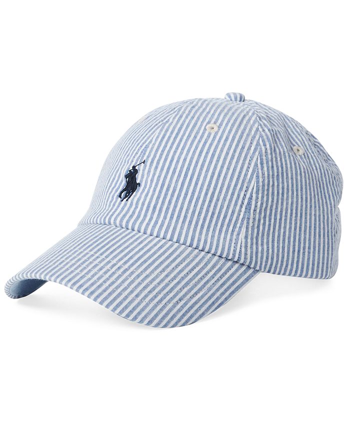 Polo Ralph Lauren Men's Seersucker Baseball Cap & Reviews - Hats 