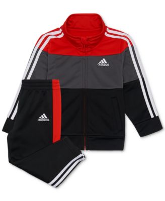 adidas - Baby Boys 2-Pc. Colorblocked Track Jacket & Pants Set