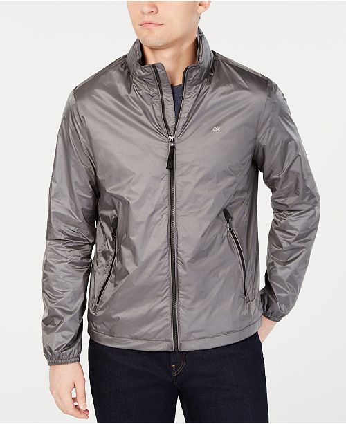 Calvin Klein Men's Lightweight Ripstop Jacket, Created for Macy's & Reviews Coats & Jackets