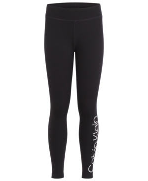 Calvin Klein Performance Big Girls Logo Leggings