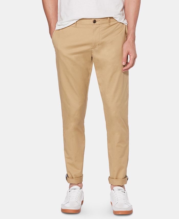 Original Penguin Men's Slim-Fit Stretch Twill Chinos - Macy's