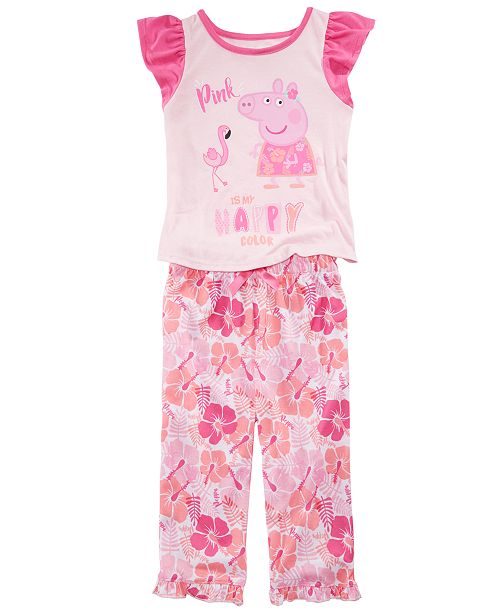 Care Bears Peppa Pig Toddler Girls 2 Pc Pajama Set Reviews