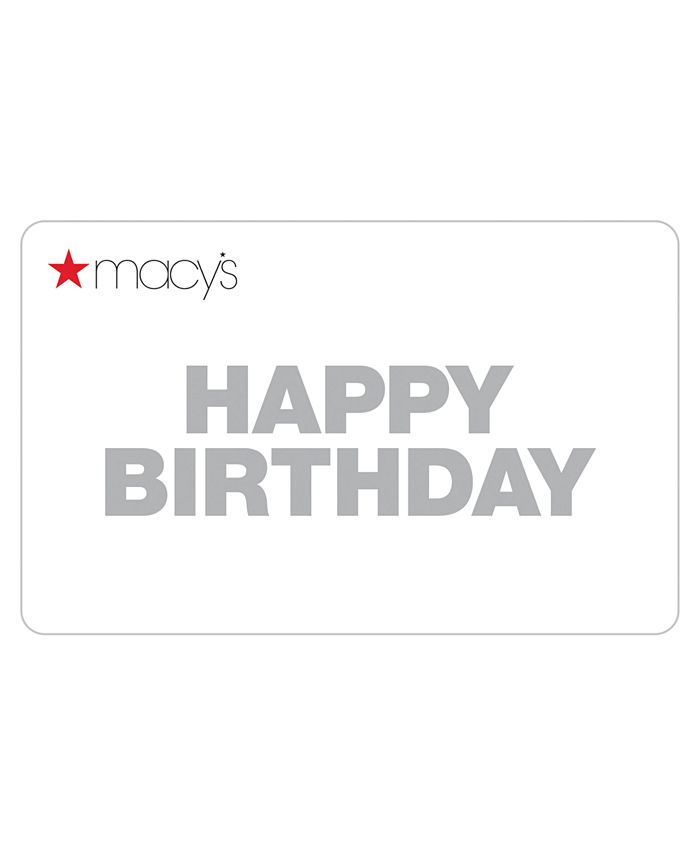 Macy's Birthday Card with Greeting Card Macy's