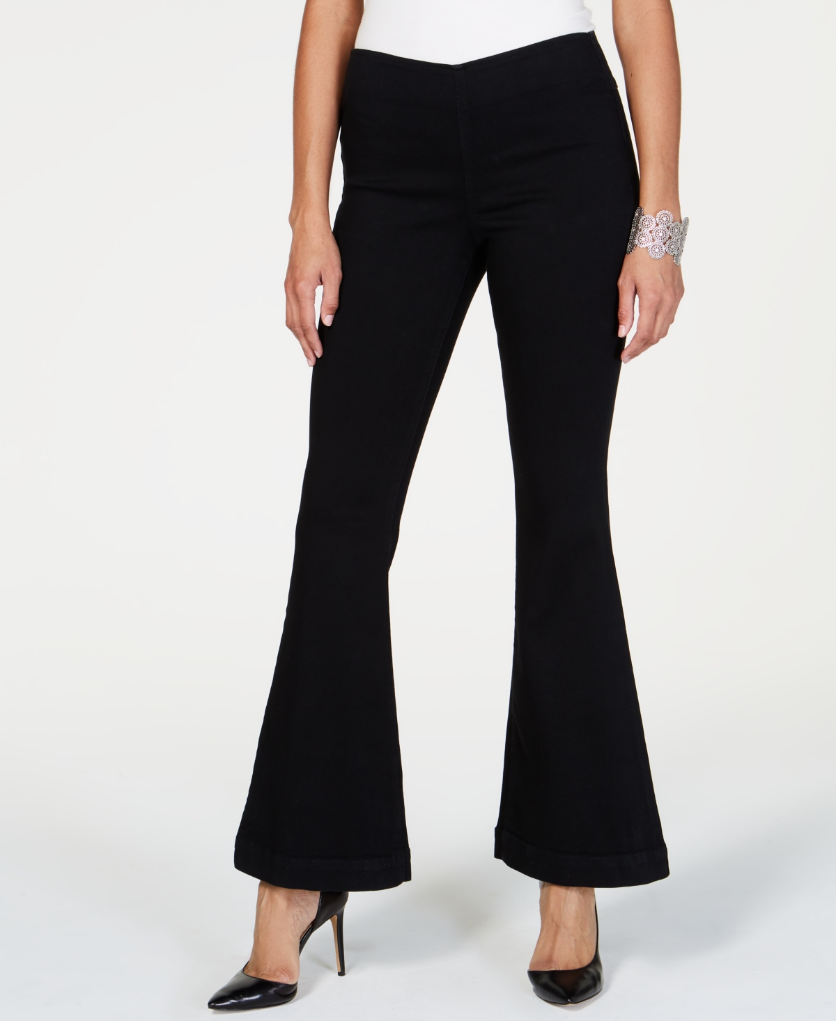  Inc International Concepts Pull-On Flare Jeans, Created for Macy's