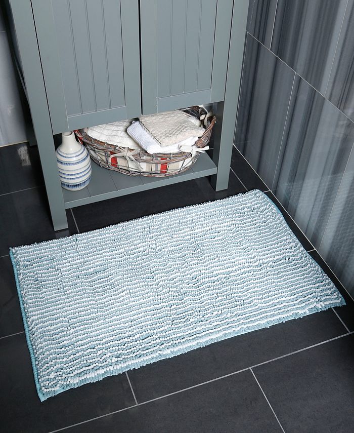 Home Dynamix Shabby Chic Fresno Popcorn Chenille Bath Mat Macy's