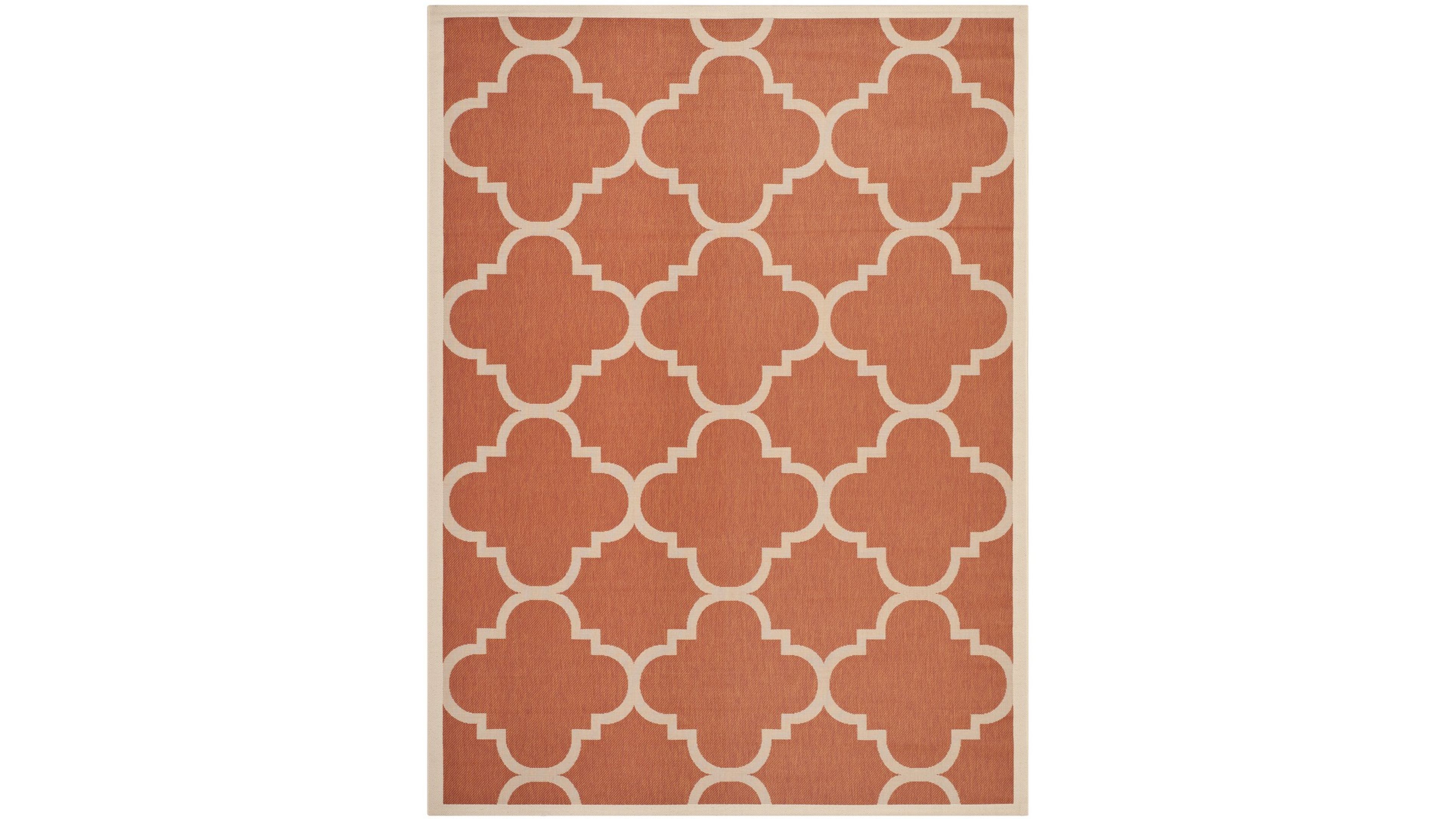 Safavieh Courtyard CY6243 Terracotta 8' x 11' Sisal Weave Outdoor Area Rug