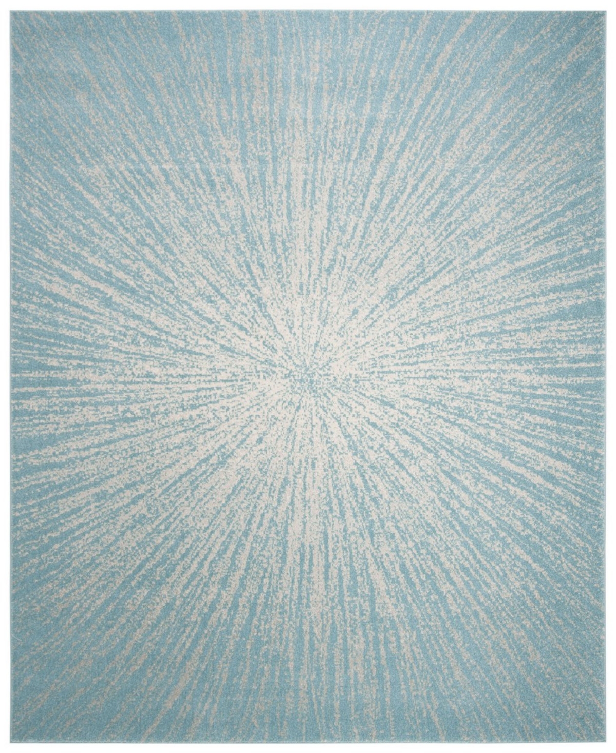 Safavieh Evoke Aqua and Ivory 8' x 10' Area Rug - Aqua