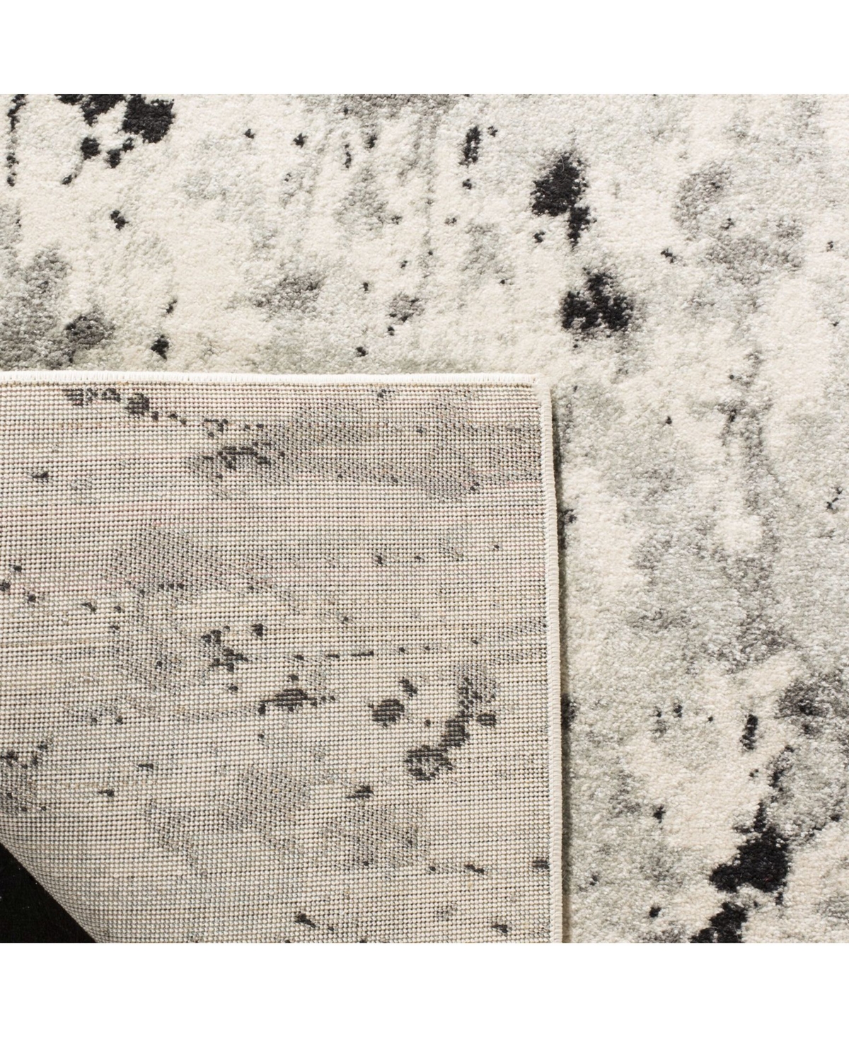 Safavieh Evoke EVK284 Ivory and Gray 5'1" x 7'6" Area Rug