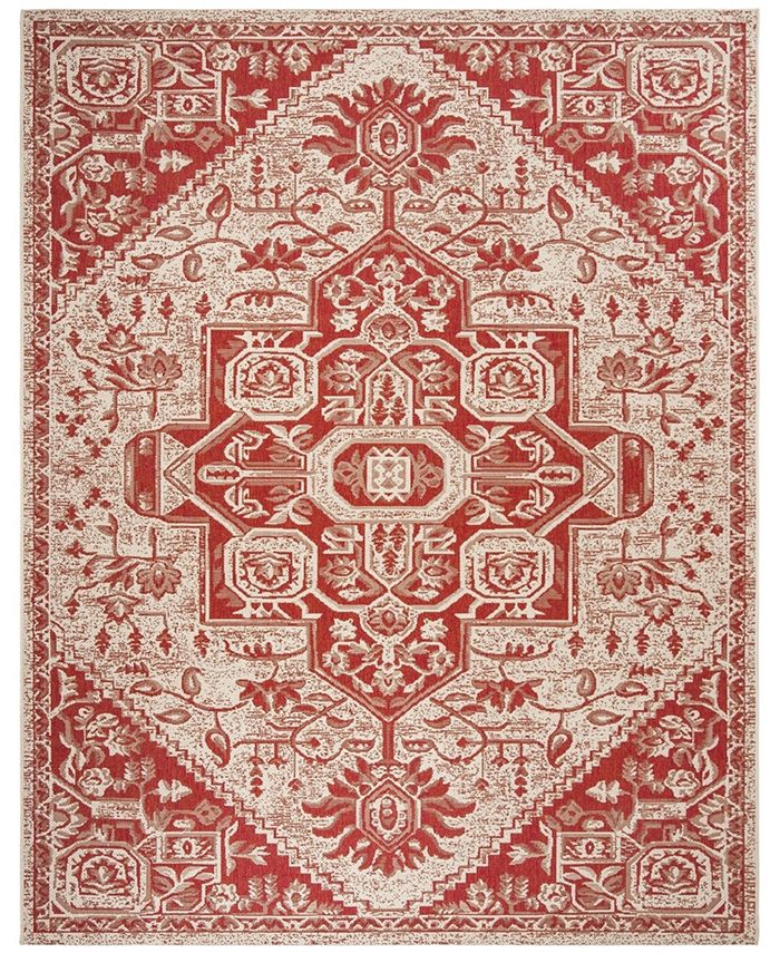 Safavieh Linden Red and Creme 8' x 10' Area Rug Macy's