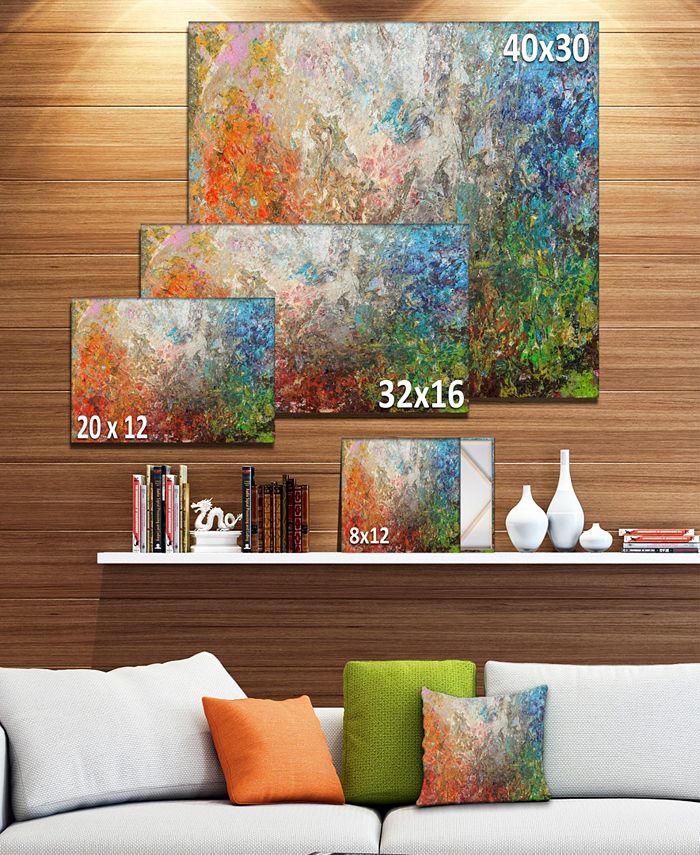 Design Art Designart Board Stained Abstract Art Abstract Canvas Art ...