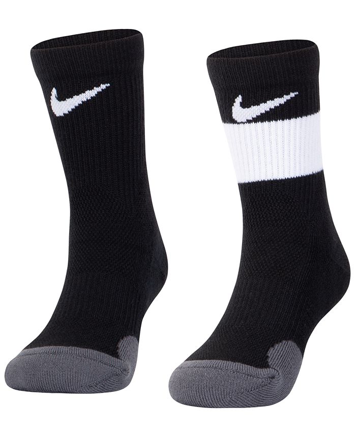 Jordan Nike Little Boys 2-Pack Elite Crew Socks - Macy's