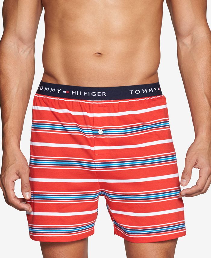 Tommy Hilfiger Men's Printed Knit Cotton Boxers Macy's