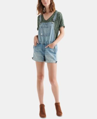 cotton overall shorts