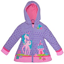 Toddler Girl Unicorn Raincoat